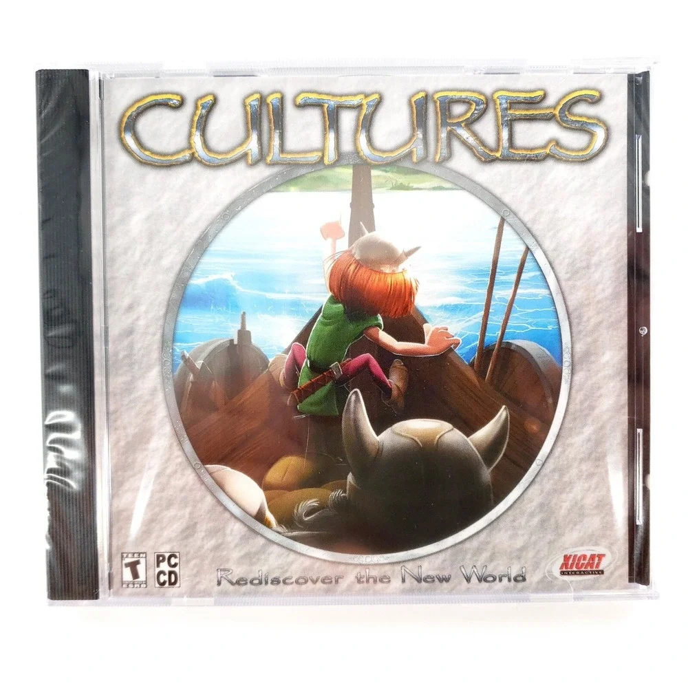 Cultures: Rediscover the New World Jewel Case (PC) w/ Manual Brand New Sealed